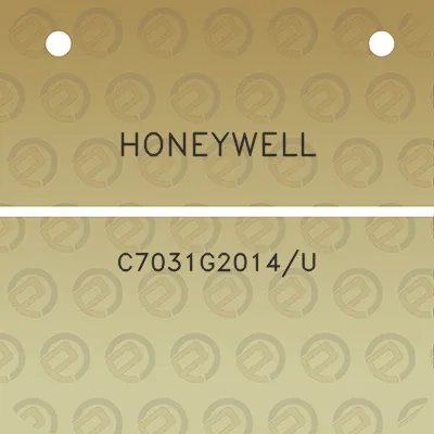 honeywell-c7031g2014u