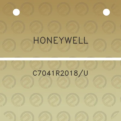 honeywell-c7041r2018u