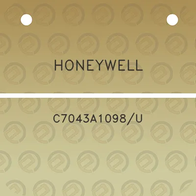 honeywell-c7043a1098u