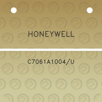 honeywell-c7061a1004u