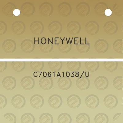 honeywell-c7061a1038u