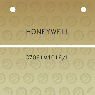 honeywell-c7061m1016u