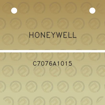 honeywell-c7076a1015