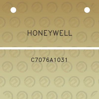 honeywell-c7076a1031