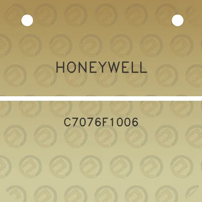 honeywell-c7076f1006