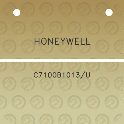 honeywell-c7100b1013u