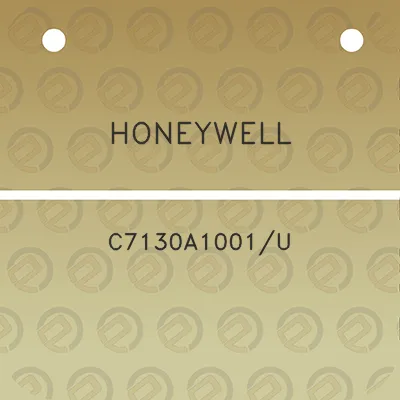 honeywell-c7130a1001u