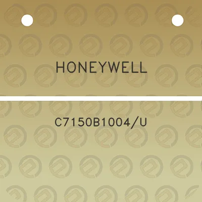 honeywell-c7150b1004u