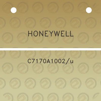 honeywell-c7170a1002u