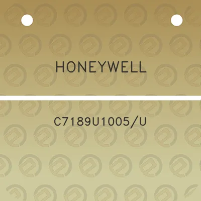 honeywell-c7189u1005u