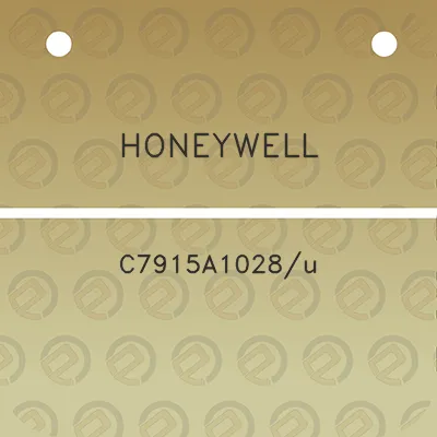 honeywell-c7915a1028u