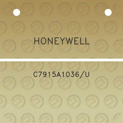 honeywell-c7915a1036u