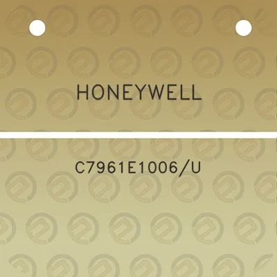 honeywell-c7961e1006u