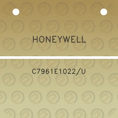 honeywell-c7961e1022u