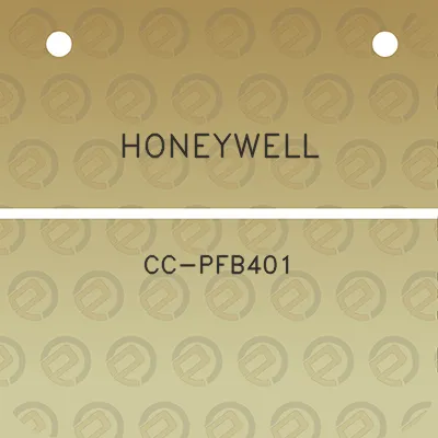 honeywell-cc-pfb401