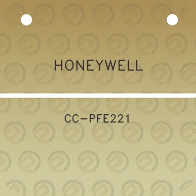 honeywell-cc-pfe221