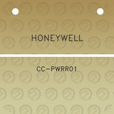 honeywell-cc-pwrr01