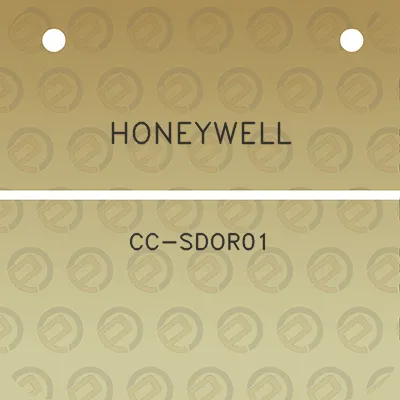 honeywell-cc-sdor01