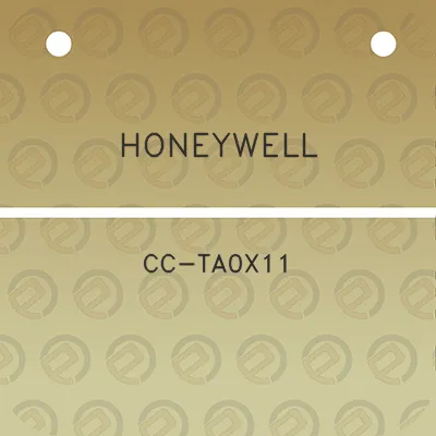 honeywell-cc-ta0x11