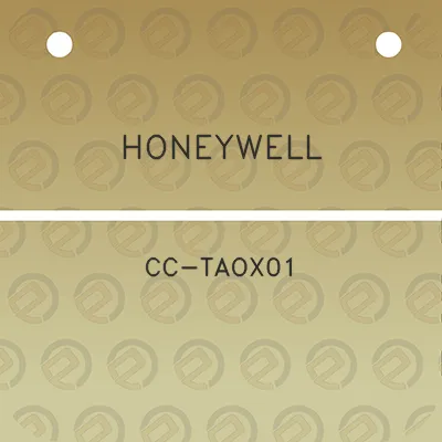 honeywell-cc-taox01