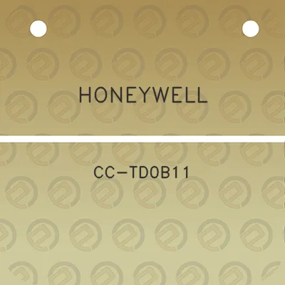 honeywell-cc-td0b11