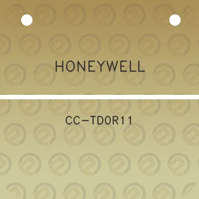 honeywell-cc-td0r11