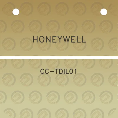 honeywell-cc-tdil01