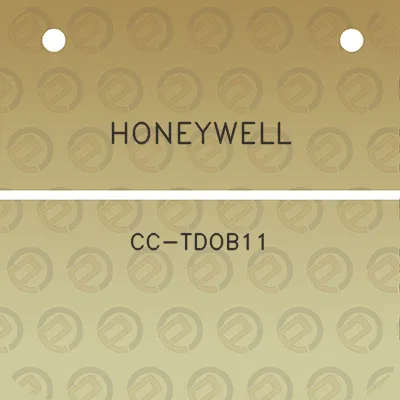 honeywell-cc-tdob11