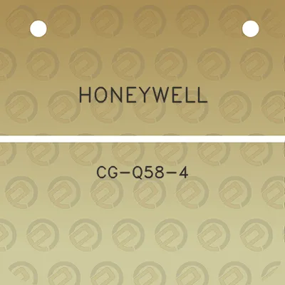 honeywell-cg-q58-4