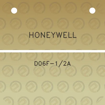 honeywell-d06f-12a