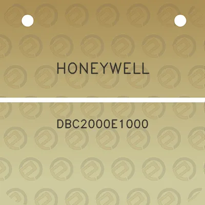 honeywell-dbc2000e1000