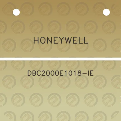 honeywell-dbc2000e1018-ie