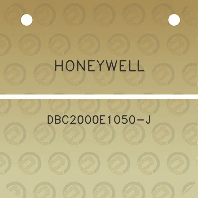 honeywell-dbc2000e1050-j