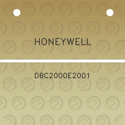 honeywell-dbc2000e2001