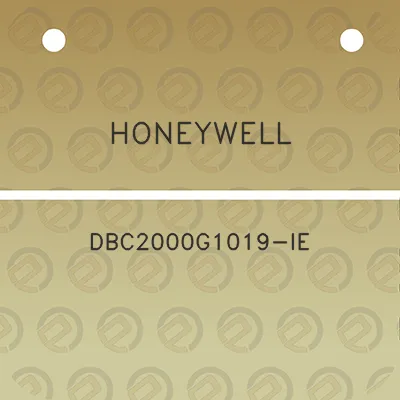 honeywell-dbc2000g1019-ie