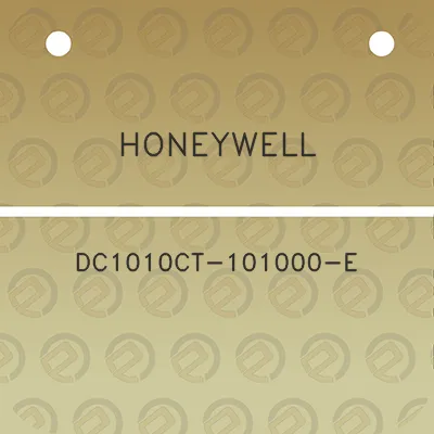 honeywell-dc1010ct-101000-e