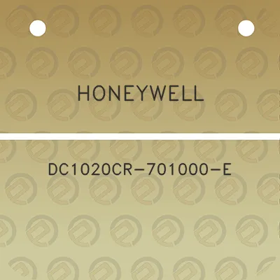 honeywell-dc1020cr-701000-e