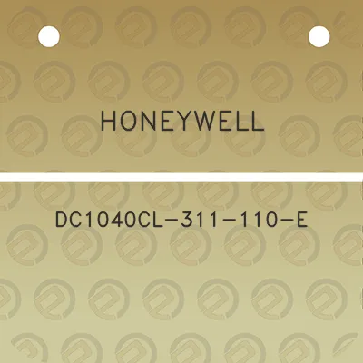 honeywell-dc1040cl-311-110-e