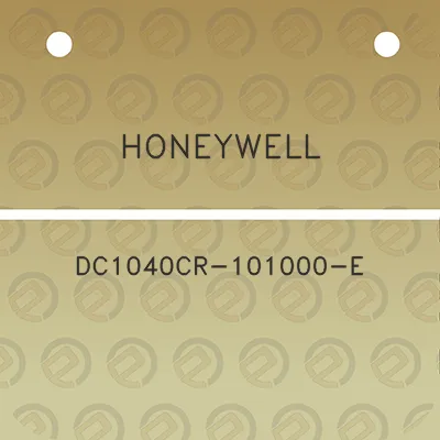 honeywell-dc1040cr-101000-e