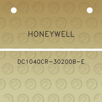 honeywell-dc1040cr-30200b-e