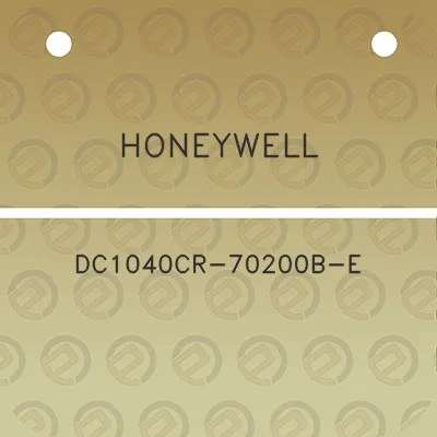 honeywell-dc1040cr-70200b-e