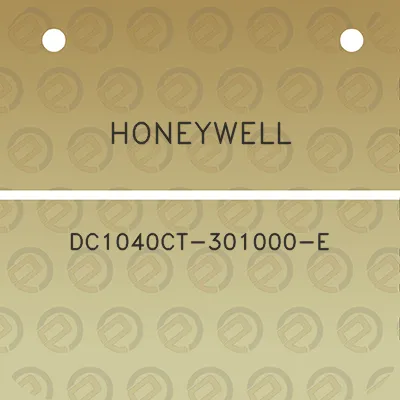 honeywell-dc1040ct-301000-e