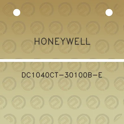 honeywell-dc1040ct-30100b-e