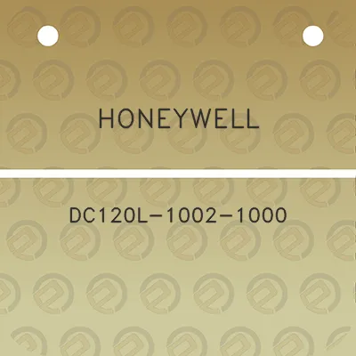 honeywell-dc120l-1002-1000