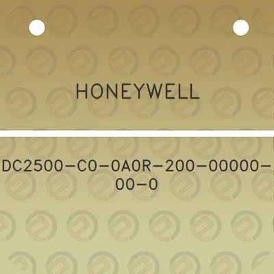 honeywell-dc2500-c0-0a0r-200-00000-00-0