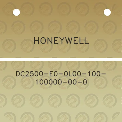 honeywell-dc2500-e0-0l00-100-100000-00-0