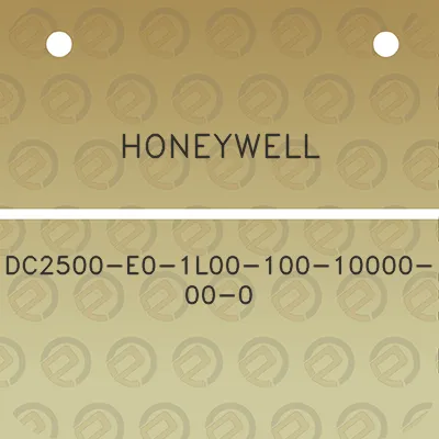 honeywell-dc2500-e0-1l00-100-10000-00-0