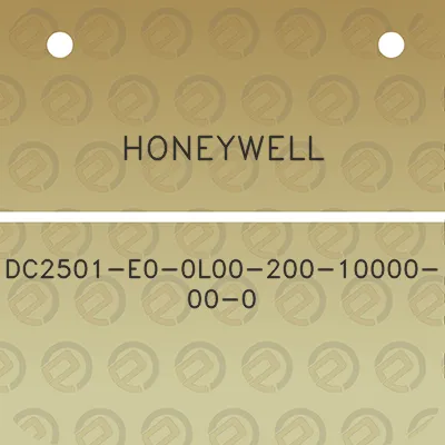 honeywell-dc2501-e0-0l00-200-10000-00-0