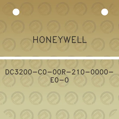 honeywell-dc3200-c0-00r-210-0000-e0-0