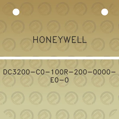 honeywell-dc3200-c0-100r-200-0000-e0-0